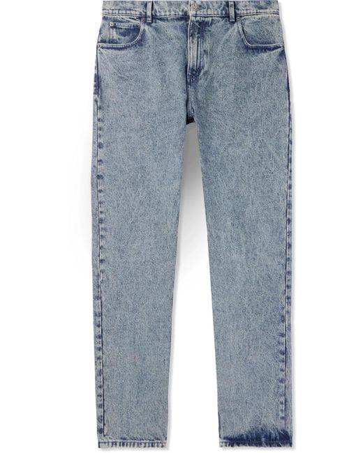 Balmain Blue Straight-leg Jeans for men