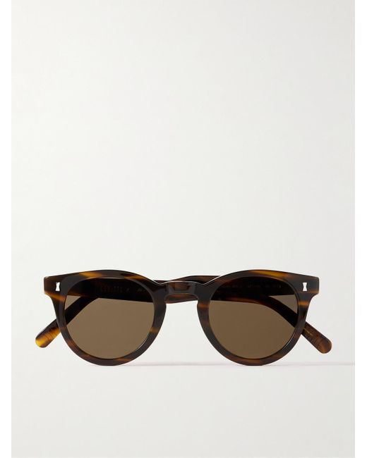 Mr P. Black Cubitts Herbrand Round-frame Acetate Sunglasses for men