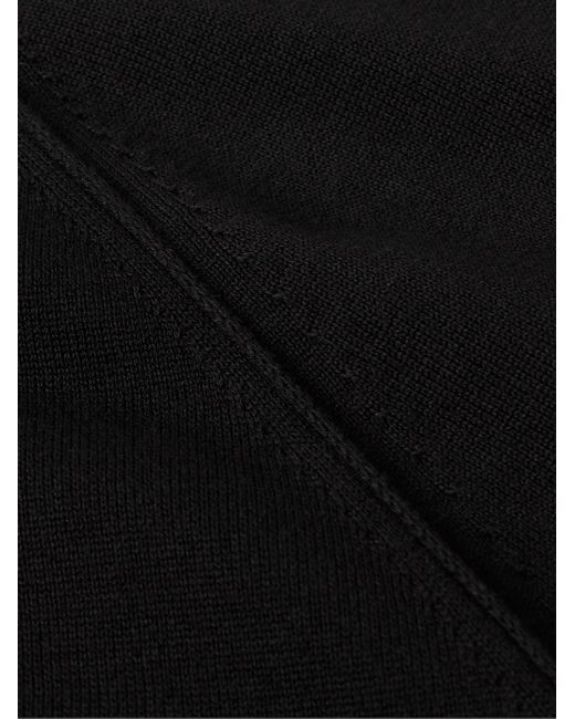 Stone Island Kapuzenjacke aus Baumwolle mit Reißverschluss und Logoapplikation in Black für Herren