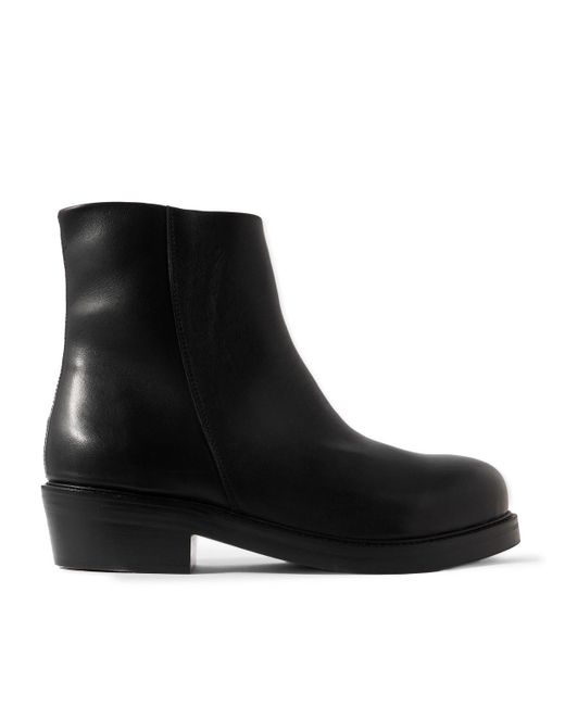Séfr Black Lerato Leather Boots for men