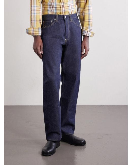 Human Made Blue Straight-Leg Jeans for men