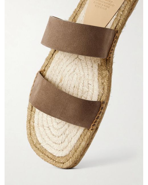 Castaner Brown Kenny Suede Sandals for men