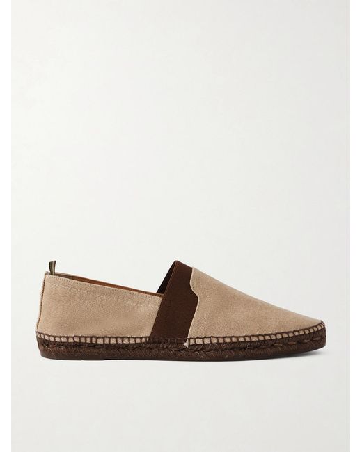 Castaner Brown Nova Canvas Espadrilles for men