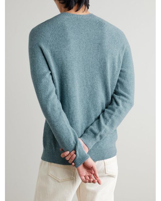 Wool Sweater di Sunspel in Blue da Uomo