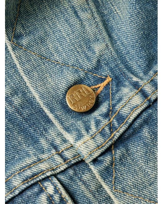 RRL Blue Denim Jacket for men
