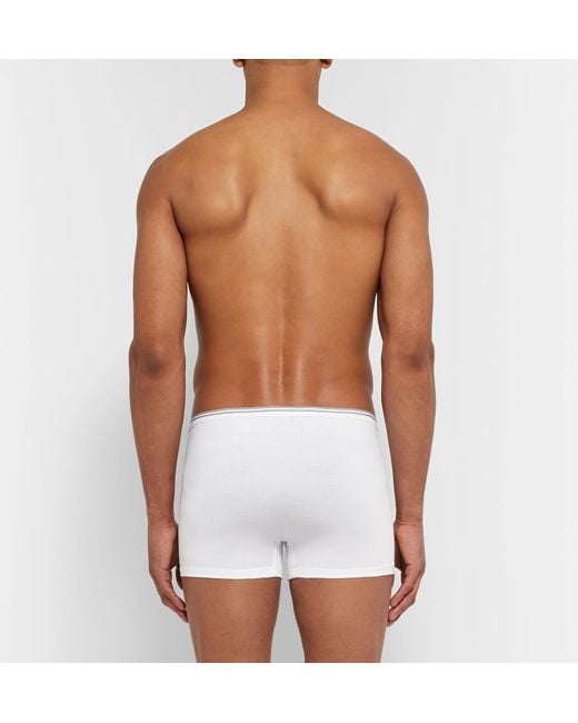 mens white cotton boxer briefs