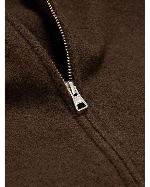 6398 Merino Wool-Felt Jacket di NN07 in Brown da Uomo