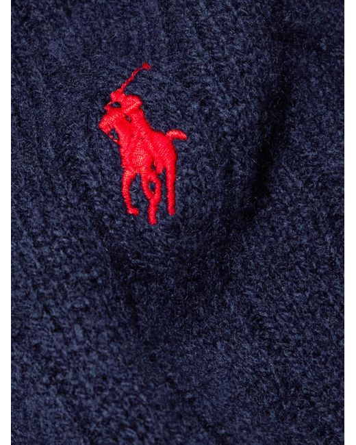 Pullover A Collo Alto di Polo Ralph Lauren in Blue da Uomo