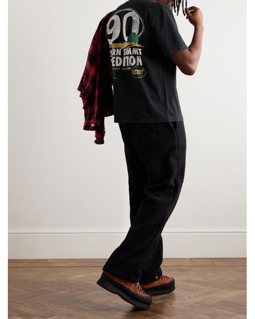 T-shirt in jersey di cotone con stampa di CHERRY LA in Black da Uomo