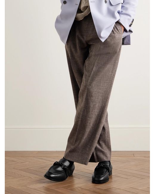 Bottega Veneta Black Astaire Knot-Detailed Leather Loafers for men