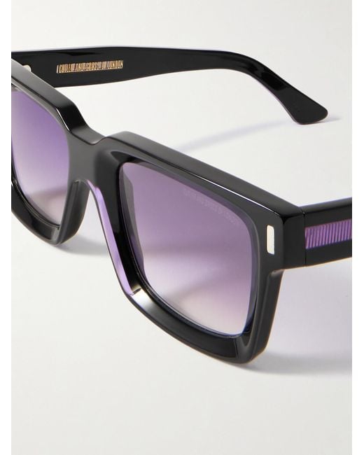 Cutler & Gross Black Square-Frame Acetate Sunglasses for men