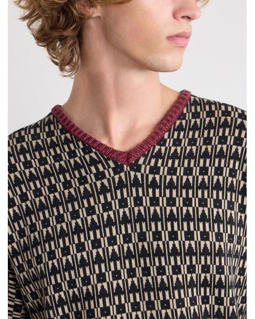 Enfants Riches Deprimes Black Vienna Cotton-Jacquard Sweater for men