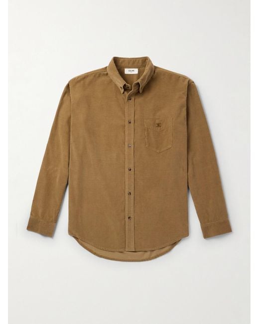Camicia di Céline in Natural da Uomo
