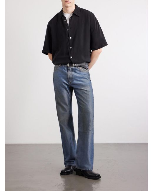Our Legacy Black Beyond Satin Shirt for men