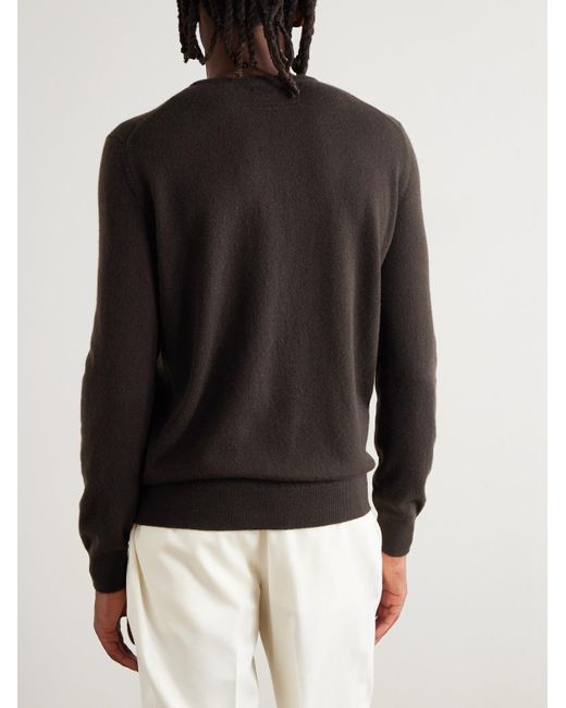 Zegna Gray Oasi Cashmere Sweater for men