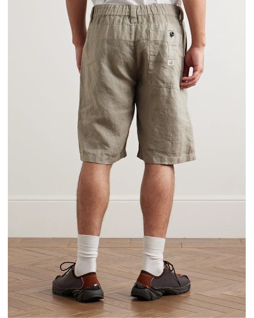 Shorts Cargo A Gamba Dritta di C P Company in Natural da Uomo