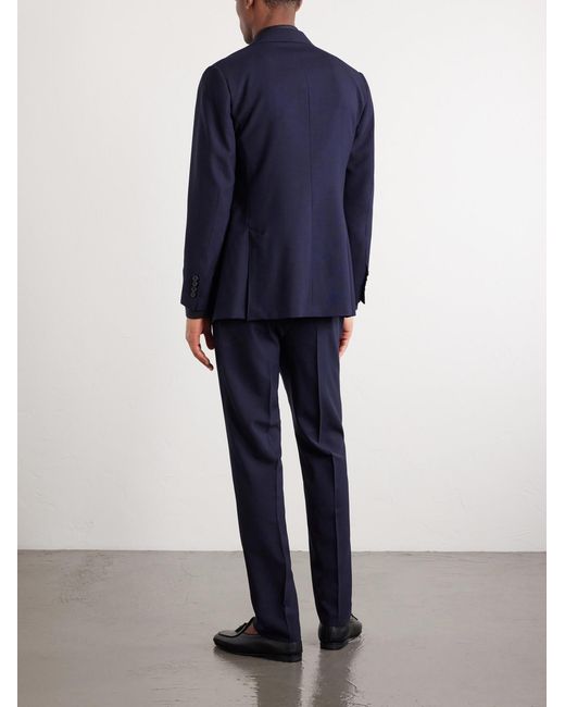 Thom Sweeney Blue Wool Suit for men