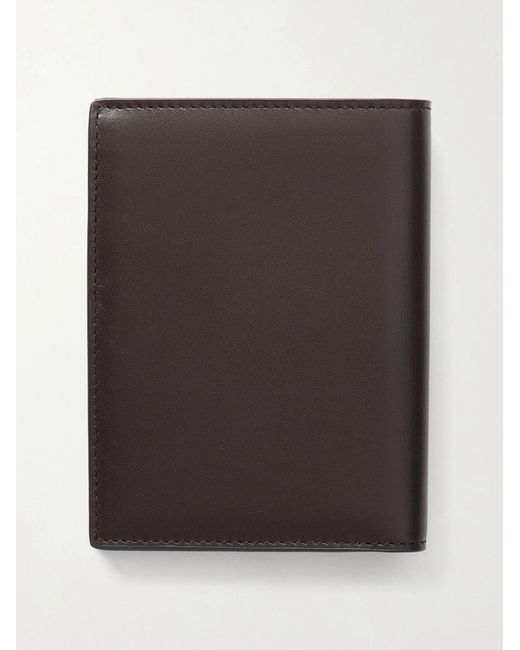 Saint Laurent Black Leather Billfold Wallet for men