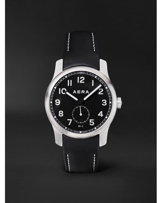 Aera Black M-1 Field Automatic Stainless Steel Watch for men