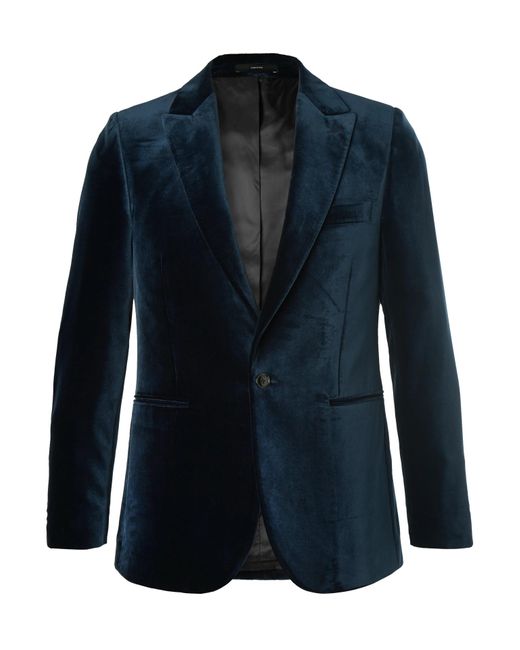 Paul Smith Midnight-blue Velvet Tuxedo Jacket for men
