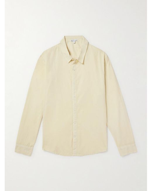 James Perse Natural Standard Cotton Shirt for men