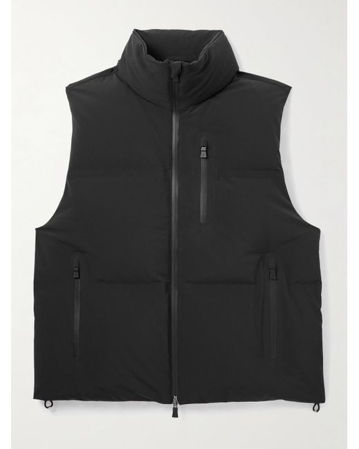 Herno Quilted Shell Down Gilet in Black für Herren