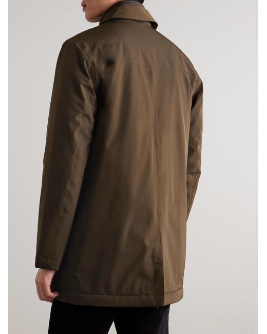 NN07 Brown Blake 8240 Coated-Twill Trench Coat for men