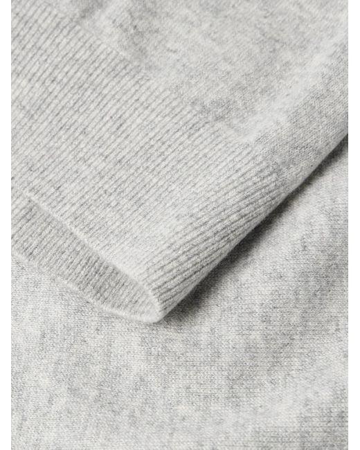Sid Mashburn White Cashmere Sweater for men