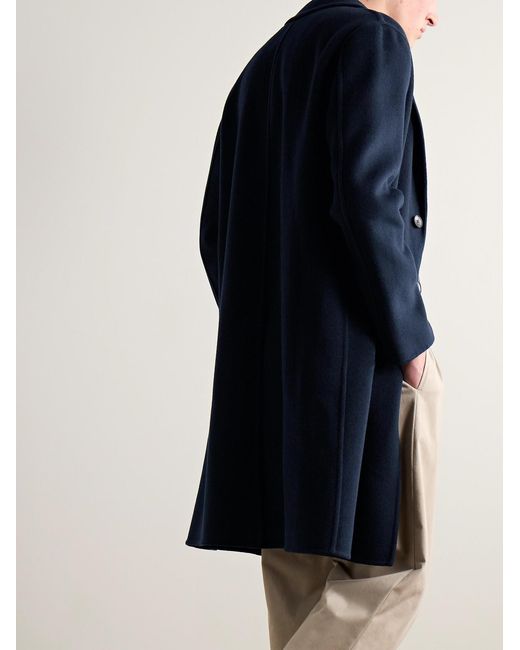 Mr P. Blue Double-Faced Virgin Wool And Cashmere-Blend Coat for men