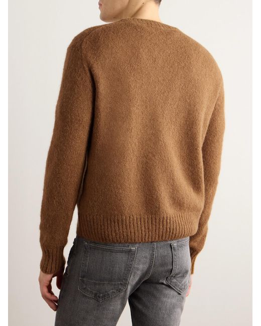 Tom Ford Brown Alpaca-blend Sweater for men