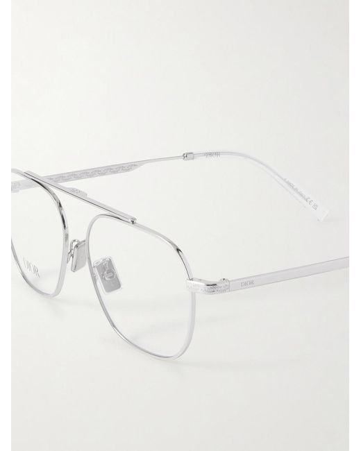 Dior Natural Diorbotanicao S6U Geometric-Tone Glasses for men