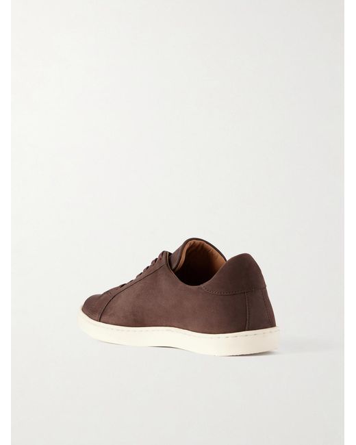 George Cleverley Brown Jack Iii Leather Sneakers for men