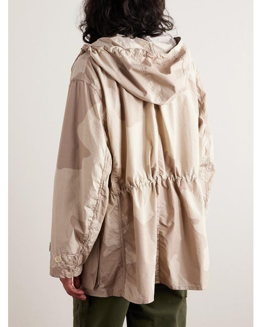 Kaptain Sunshine Natural Camouflage-Print Cotton-Ripstop Parka for men