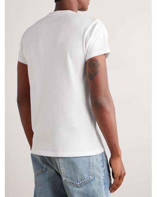 Tom Ford White Cotton-Jersey T-Shirt for men