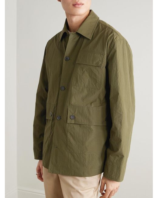 Mr P. Green Recycled-Shell Field Jacket for men