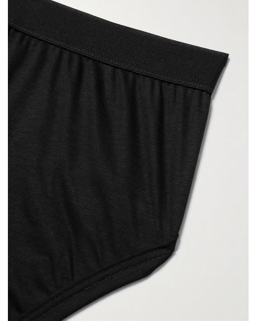 Zimmerli of Switzerland Black Sea Island Cotton Briefs for men