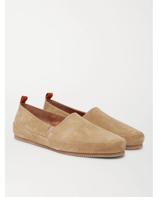 Mulo Multicolor Suede Loafers for men
