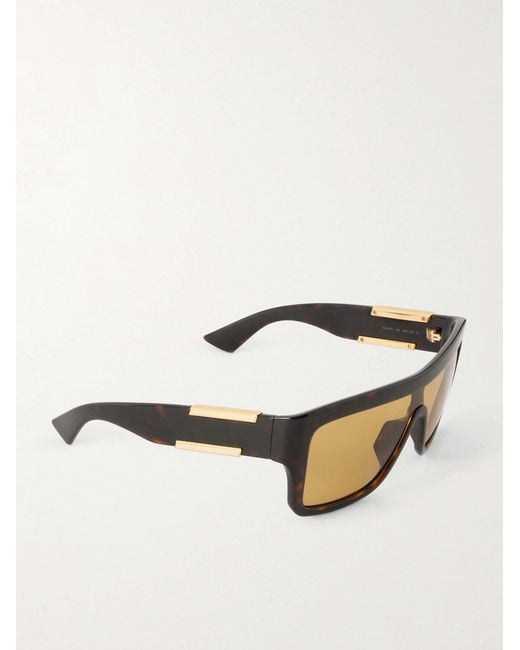Bottega Veneta Black Aviator-style Acetate Sunglasses for men