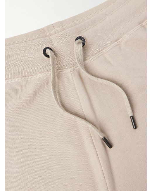 Canada Goose Natural Huron Tapered Logo-Appliquéd Cotton-Jersey Sweatpants for men