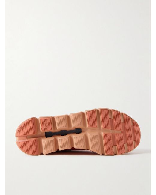 On Shoes Pink Cloud 6 Rubber-Trimmed Mesh Slip- Sneakers for men