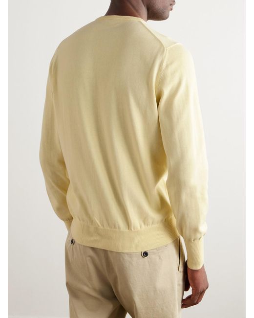 Sid Mashburn Natural Cotton Sweater for men