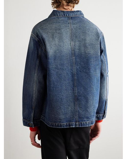 MANAAKI Blue Toi Denim Jacket for men