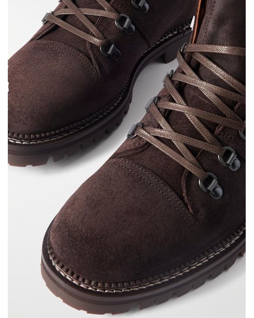 Mr P. Brown Jacques Suede Hiking Boots for men