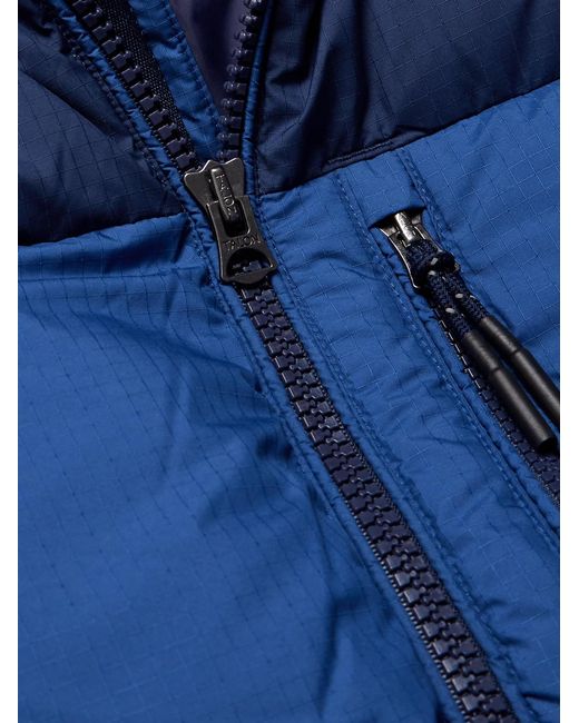 Polo Ralph Lauren Blue Gorham Quilted Recycled-Ripstop Down Jacket for men
