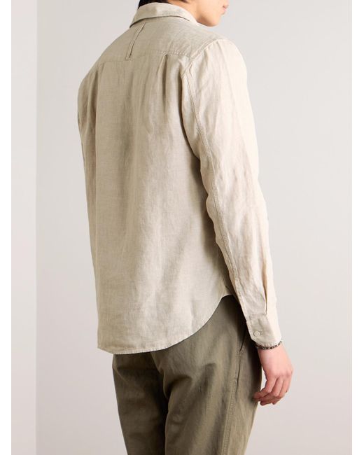 Mr P. Natural Linen Shirt for men