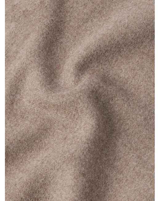 STÒFFA Natural Reversible Brushed-Wool Jacket for men