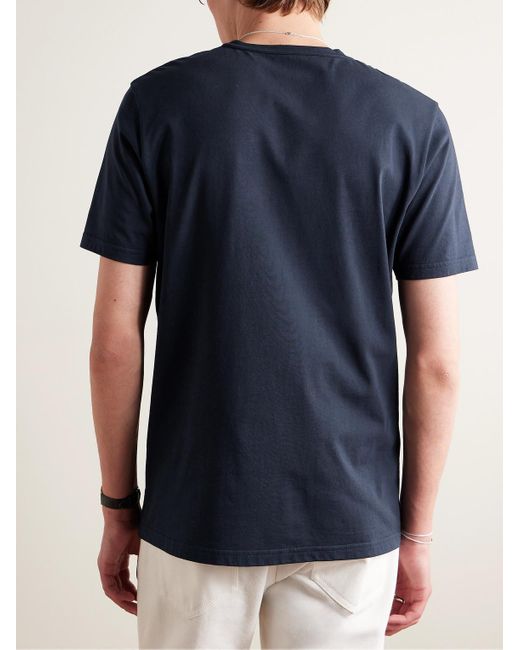 Gabriela Hearst Blue Bandeira Organic Cotton-jersey T-shirt for men