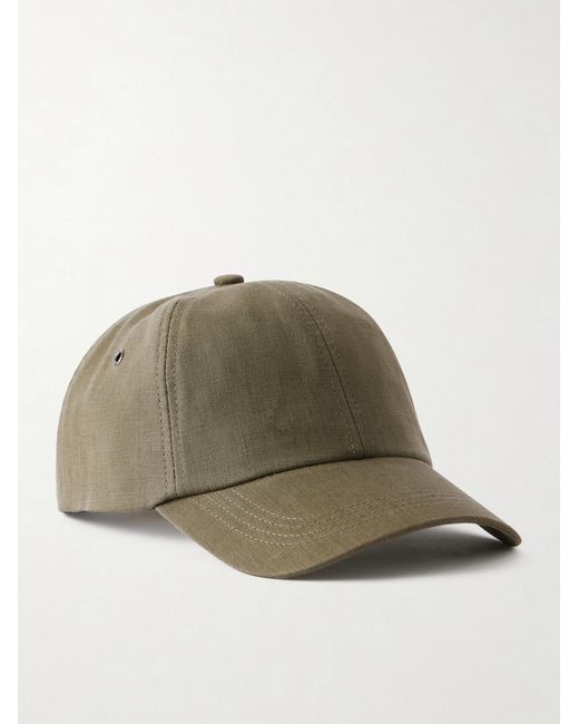 Paul Smith Natural Linen Baseball Cap