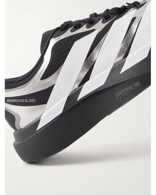 Adidas Originals Adizero Evo Sl Exo Striped Metallic Sneakers for men