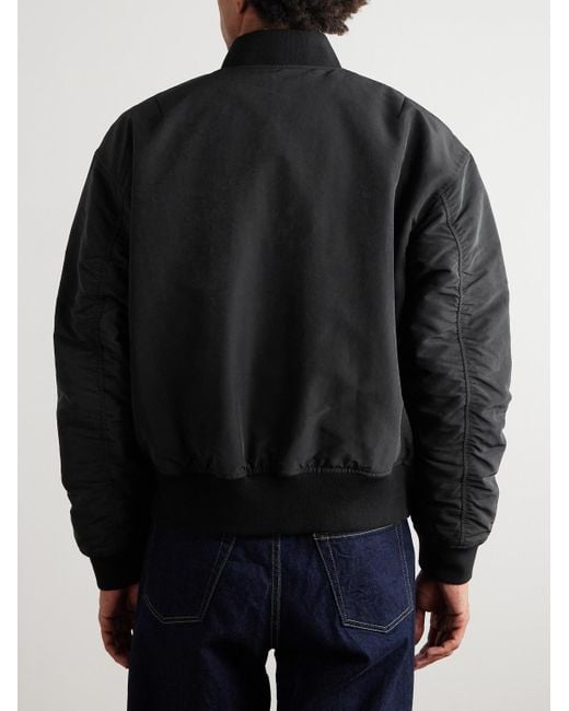 NN07 Black Atlas 8264 Shell Bomber Jacket for men